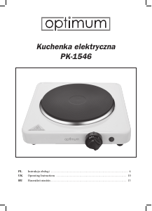 Használati útmutató Optimum PK-1546 Főzőlap