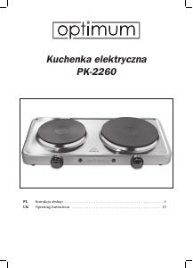 Bruksanvisning Optimum PK-2260 Häll