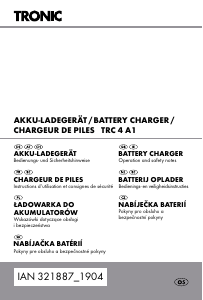 Bedienungsanleitung Tronic IAN 321887 Akkuladegerät