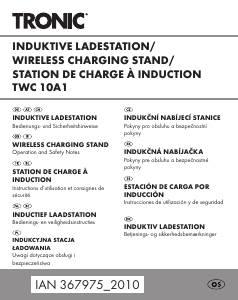 Bedienungsanleitung Tronic TWC 10 A1 Drahtloses ladegerät
