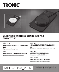 Bedienungsanleitung Tronic TNMC 7.5 A1 Drahtloses ladegerät