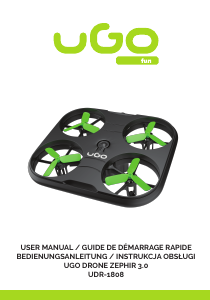 Handleiding uGo UDR-1808 Drone