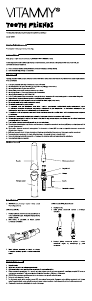 Instrukcja Vitammy TB8081 Tooth Friends Szczoteczka elektryczna