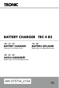 Manual Tronic IAN 375754 Battery Charger