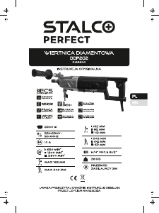Manual Stalco DDP202 Diamond Drill