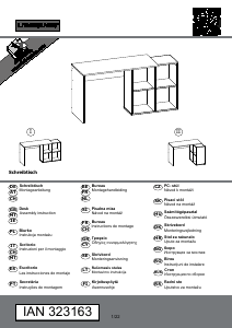 Manual Livarno IAN 323163 Birou