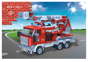 Manual BanBao set 8313 Fire Mașină de pompieri