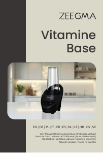 Manuál Zeegma Vitamine Base Mixér