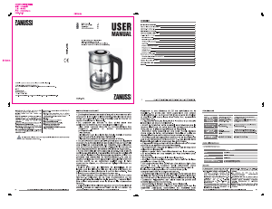 Bedienungsanleitung Zanussi KEZ81-SSBL Teemaschine
