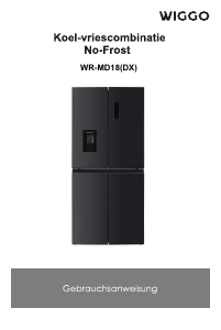 Mode d’emploi Wiggo WR-MD18 Réfrigérateur combiné