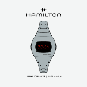 Handleiding Hamilton American Classic PSR 74 Horloge