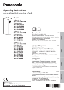 Bruksanvisning Panasonic WH-UQ16HE8 Värmepump