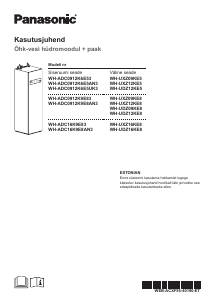 Kasutusjuhend Panasonic WH-ADC16K9E8AN3 Soojuspump