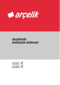 Kullanım kılavuzu Arçelik 4263 N Donduruculu buzdolabı