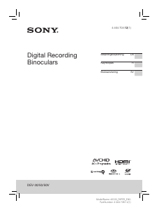 Brugsanvisning Sony DEV-50V Kikkert