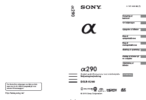 Brugsanvisning Sony Alpha DSLR-A290L Digitalkamera