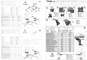 Mode d’emploi Twinny Load  A 02 Barres de toit