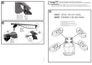 Manual de uso Twinny Load  A 07 Barra de techo