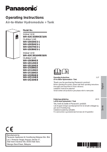 Bruksanvisning Panasonic WH-ADC0309H3E5AN Värmepump