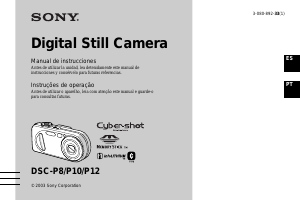 Manual de uso Sony Cyber-shot DSC-P10 Cámara digital