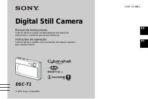 Manual de uso Sony Cyber-shot DSC-T1 Cámara digital