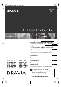 Használati útmutató Sony Bravia KDL-32D2600 LCD-televízió