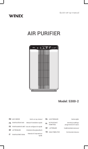 Kullanım kılavuzu Winix 5300-2 Hava filtresi