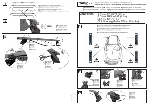 Manual de uso Twinny Load  A 47 Barra de techo