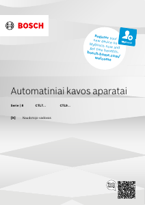 Vadovas Bosch CTL7181W0 Kavos aparatas