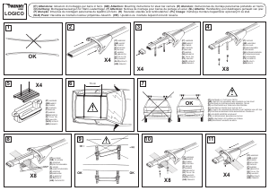 Mode d’emploi Twinny Load  Logico Barres de toit
