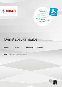 Bedienungsanleitung Bosch DFL064A52 Dunstabzugshaube