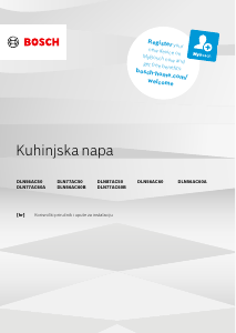 Priručnik Bosch DLN56AC60 Kuhinjska napa
