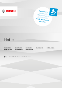 Mode d’emploi Bosch DLN87AC50 Hotte aspirante