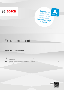 Manual de uso Bosch DWB67CM50 Campana extractora