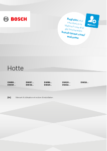 Mode d’emploi Bosch DWB96FM50 Hotte aspirante
