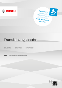 Bedienungsanleitung Bosch DWJ67FN60 Dunstabzugshaube