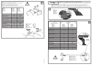 Mode d’emploi Twinny Load  S 18 Barres de toit