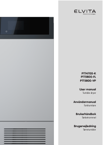 Bruksanvisning Elvita PTT5800-FL Torktumlare
