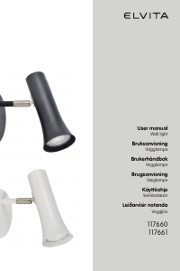 Bruksanvisning Elvita E117660 Lampa