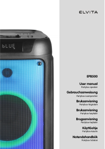 Käyttöohje Elvita EPB500 Kaiutin