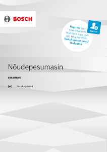 Kasutusjuhend Bosch SKS2ITI00E Nõudepesumasin