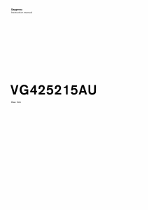 Manual Gaggenau VG425215AU Hob