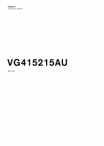 Bruksanvisning Gaggenau VG415215AU Häll