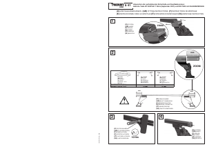 Mode d’emploi Twinny Load  S 41 Barres de toit