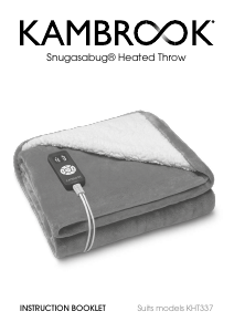 Manual Kambrook KHT337GRY Electric Blanket