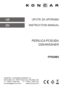 Handleiding Končar PP60IM5 Vaatwasser