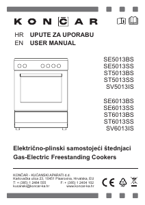 Bruksanvisning Končar ST5013BS Spis