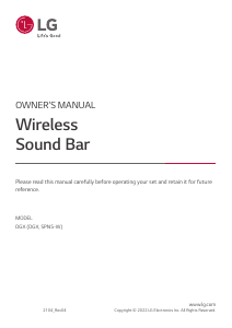 Handleiding LG DGX Home cinema set