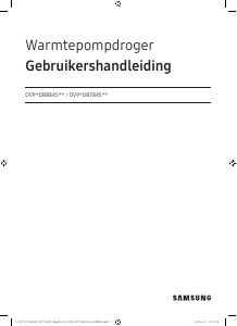 Handleiding Samsung DV90DB7845GB Wasdroger
