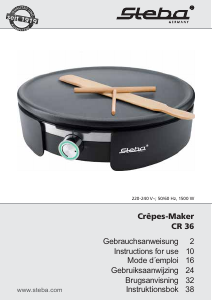 Handleiding Steba CR36 Crepemaker